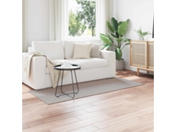 Vidaxl Tapete Interno Lugo Cinzento-acastanhado 80 X 150 Cm Poliéster