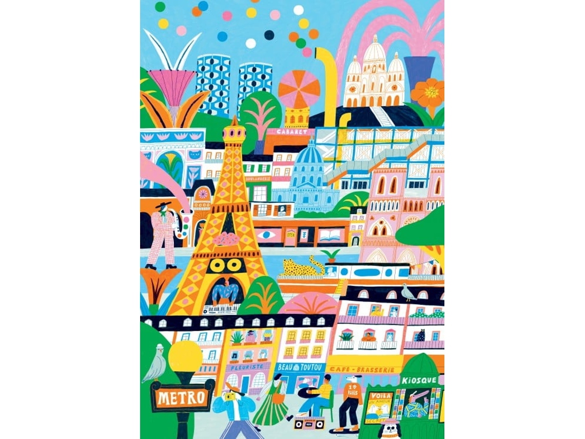 Quebra Cabeça Pieces Peace Paris Est Magique 1000 Peças
