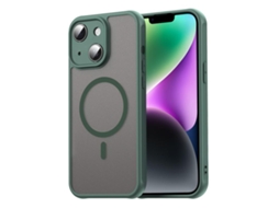 Capa Fan Dun Para Iphone 14 Plus - Tpu Híbrido Pc Fosco - Magsafe