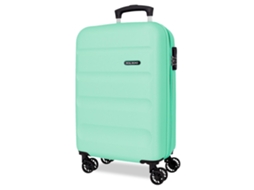 Mala de Cabine Expansível ROLL ROAD Flex Verde Claro (38x55x20+5cm - 35L)