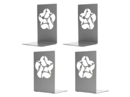 4 Sujetalibros De Metal Antideslizantes, Diseño Único Y Exquisito, Portátiles, Resistentes, Decorativos, De Escritorio, Con Flores.