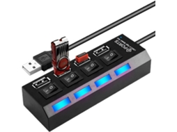 Hub Usb Para Laptop Com Várias Portas E Divisor De Dados