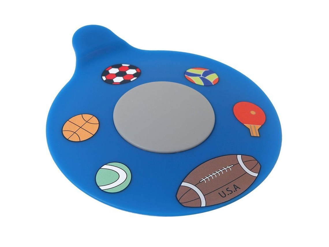 Tampão De Ralo De Banheira Em Silicone, Plug Para Banheira (azul, Esportes De Bola)