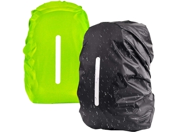 Kit com 2 capas de chuva para mochila escolar BRILVIBERA