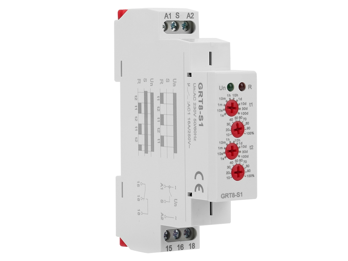 Relé Temporizador Ciclico Grt8 S1 S/MARCA