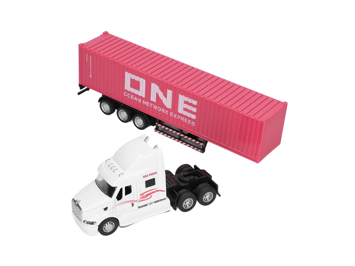 Ats modelo de Camião Container 1:48 Brinquedo Decoratsivo Vívido Exquisito Bonito para Maiores de 3 Anos Rosa