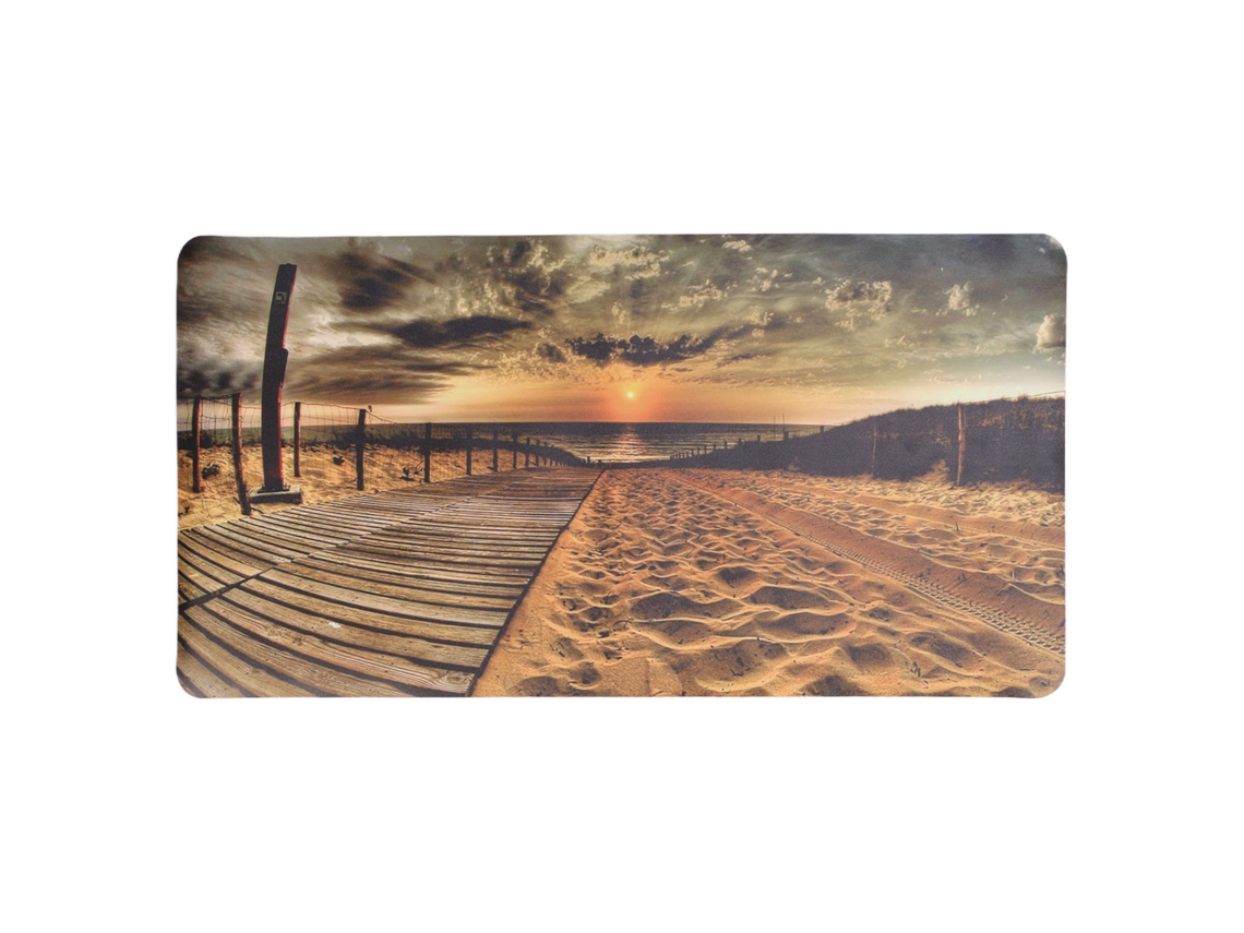 Tapete De Mesa (fácil De Limpar, Espessado) E Tapete De Rato (jogos, Criativo, Deserto).
