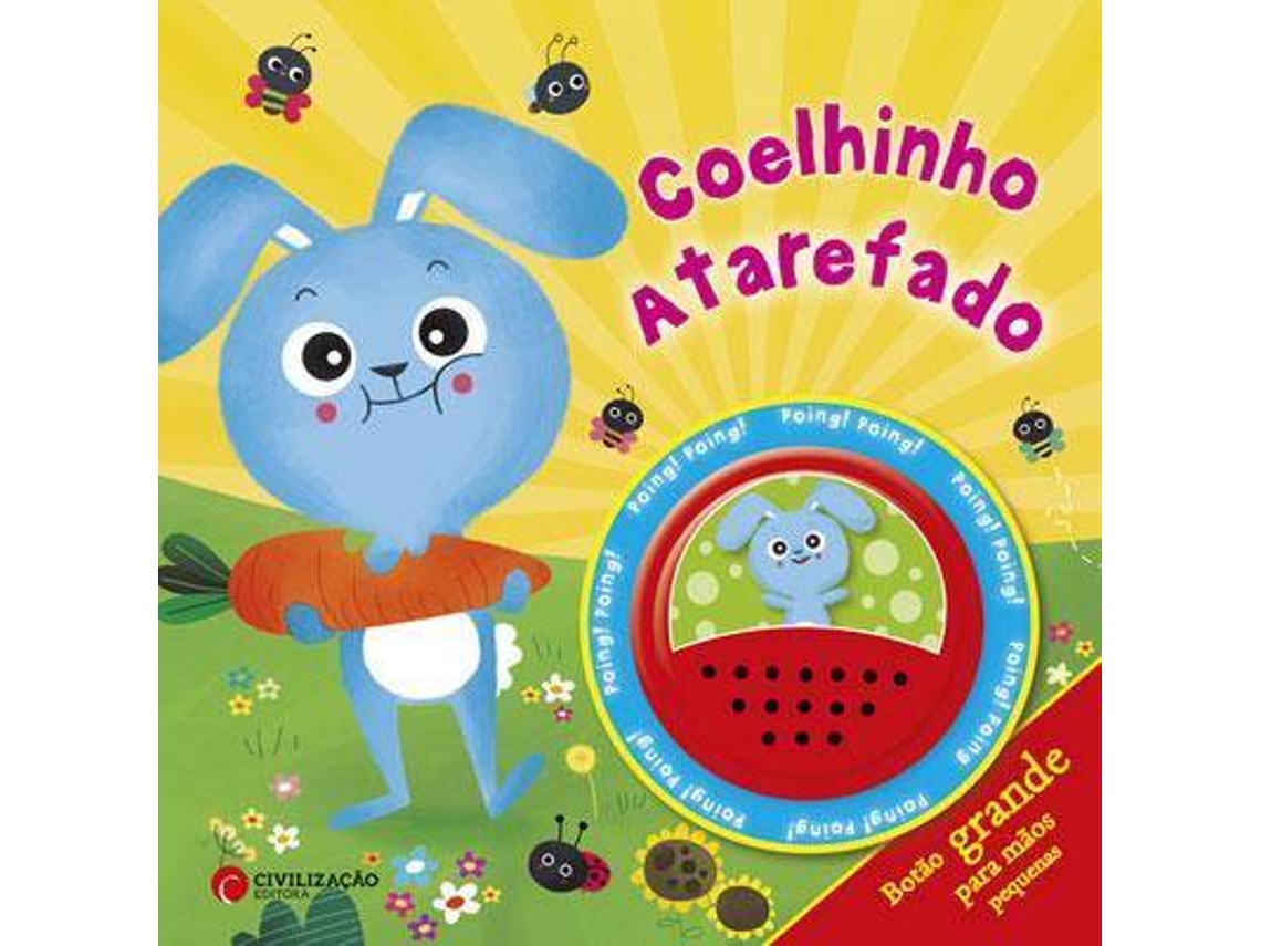 Livro Coelhinho Atarefado (Português)