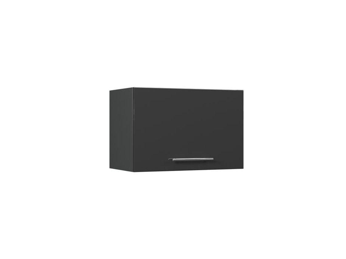 Elemento Superior De Cozinha Fame Line, 60cm Plano, Antracite Alto Brilho, Antracite, Vicco