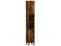 Bathroom Cabinet, Bathroom Cabinets Vidaxl Marrom Madeira Processada (n/a)