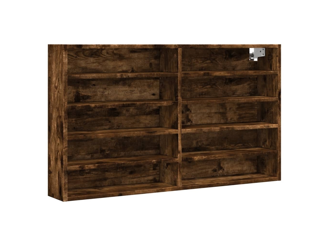 Vitrine Cabinet, Vitrine Cabinets Vidaxl Marrom Madeira Processada (100 X 15 X 58 Cm)