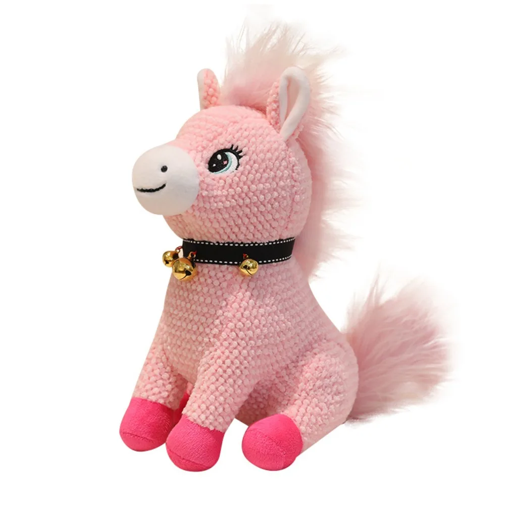 Estatueta de Cavalo do Zodíaco Makawaii, Fofa e Criativa MDUG (rosa, 30cm)