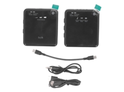 Microfone Lavalier Inalámbrico com Retorno de Ouvido, Qualidade HiFi, para Câmera e Smartphone S/MARCA