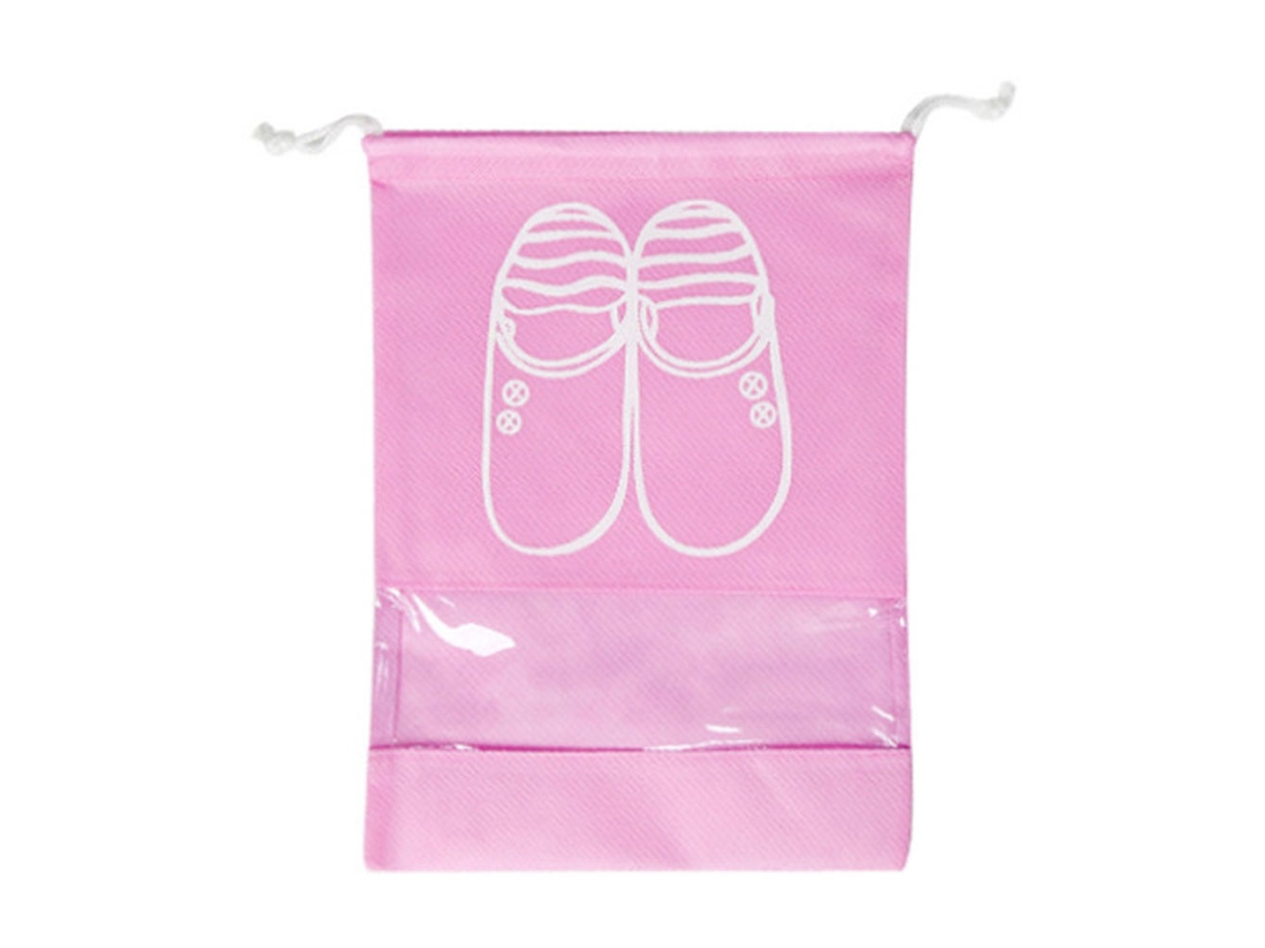 Saco de Armazenamento Calçados Viagem Dágua RNEMITERY Rosa (32x24x3cm)