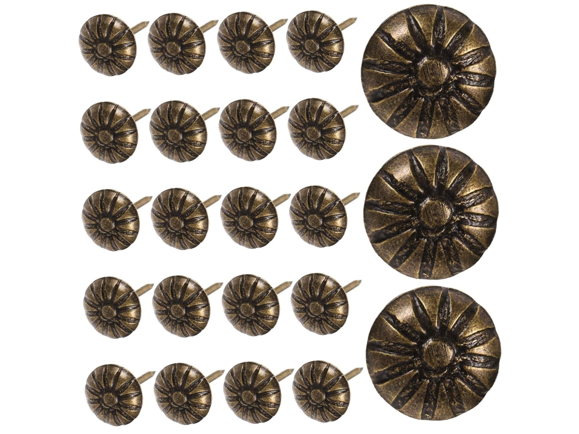 300 Peças Tachas Decorativas De Ferro Para Estofamento Móveis