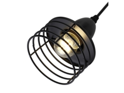 Rebe-lâmpada Pendente Industrial Estilo De Jaula De Pássaro 40w (máx.) Base E26 Para Quarto, Sala, Café, Restaurante Ac110-120v