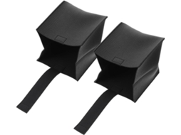 Conjunto De 2 Caixas De Lenços De Papel Pretas Em Pu, Leves E Fáceis De Usar.