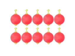 10pcs Flutuador de Espuma Eva com Mola Bobber S/MARCA