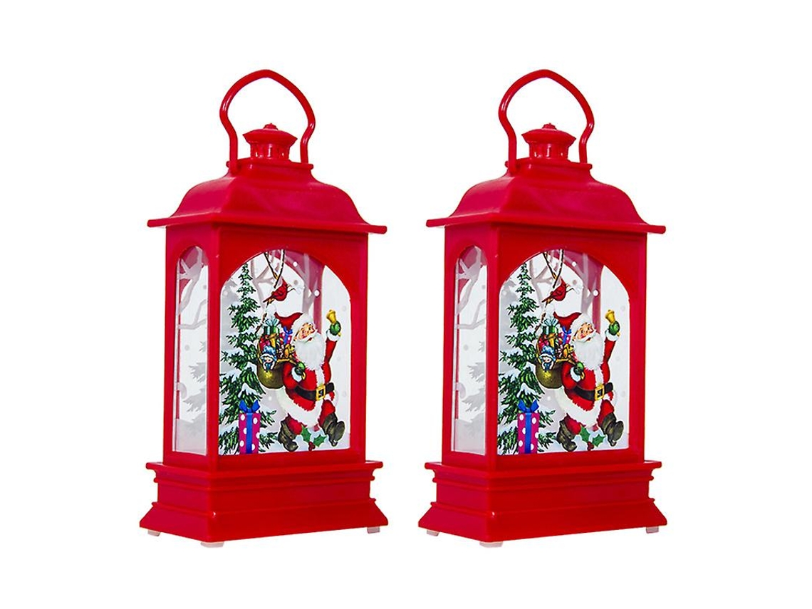 2Pcs Luzes de Natal Portáteis ALLINLESS