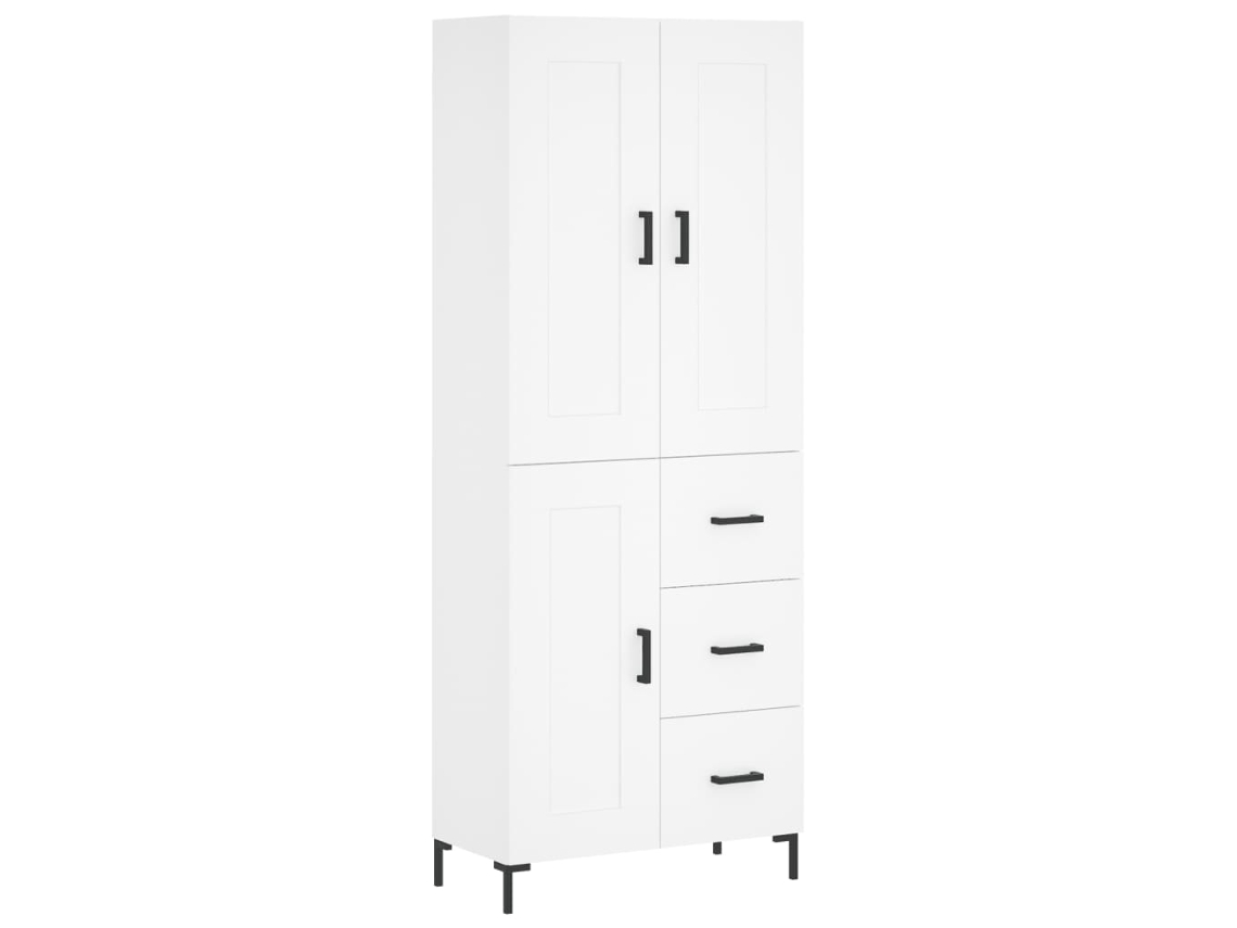 Guarda-roupa alto derivado de Madeira Branco MAISON EXCLUSIVE (69,5x34x180 cm)