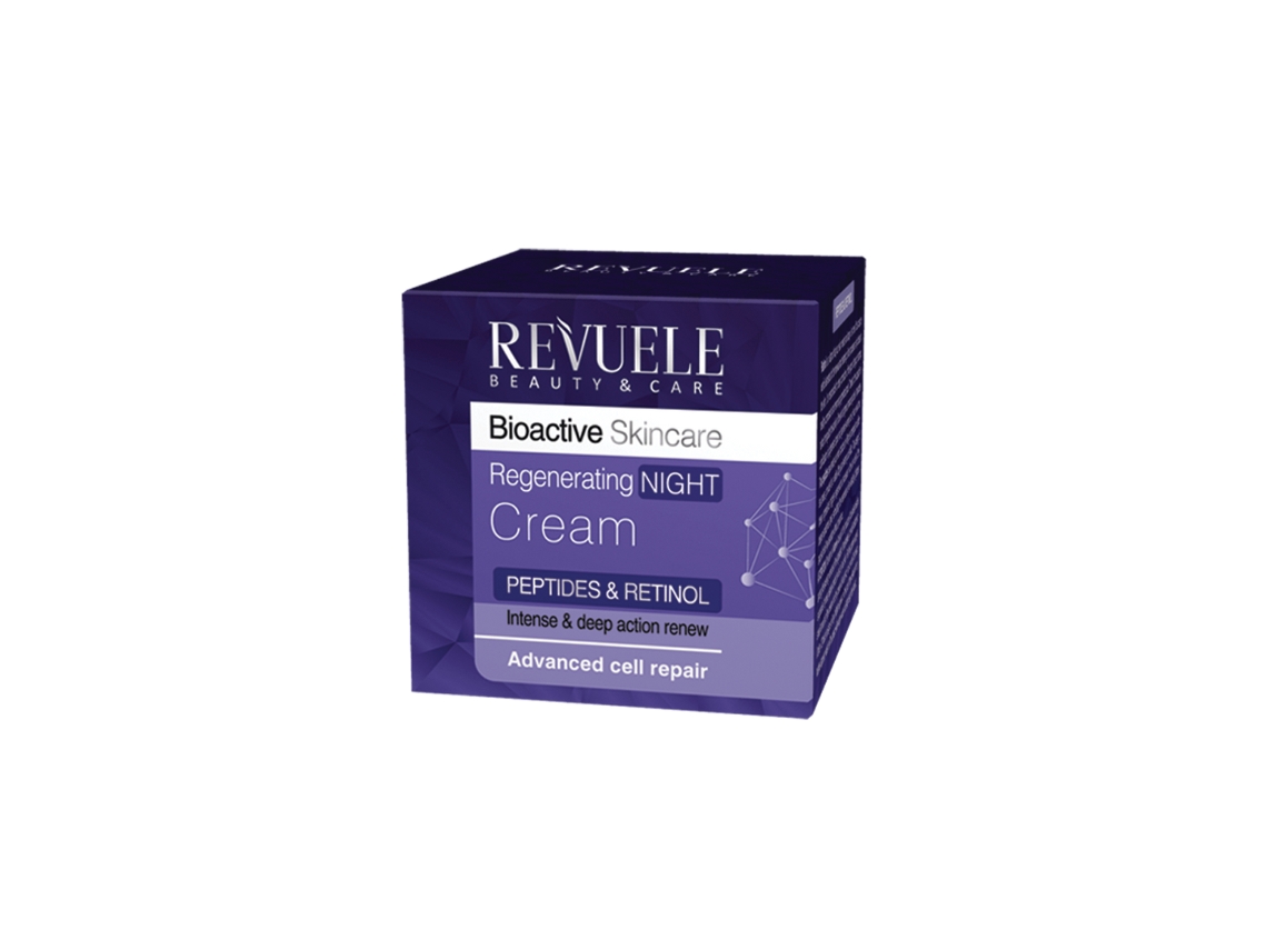 Bioactive Peptides & Retinol Creme de Noite Regeneração 50Ml REVUELE
