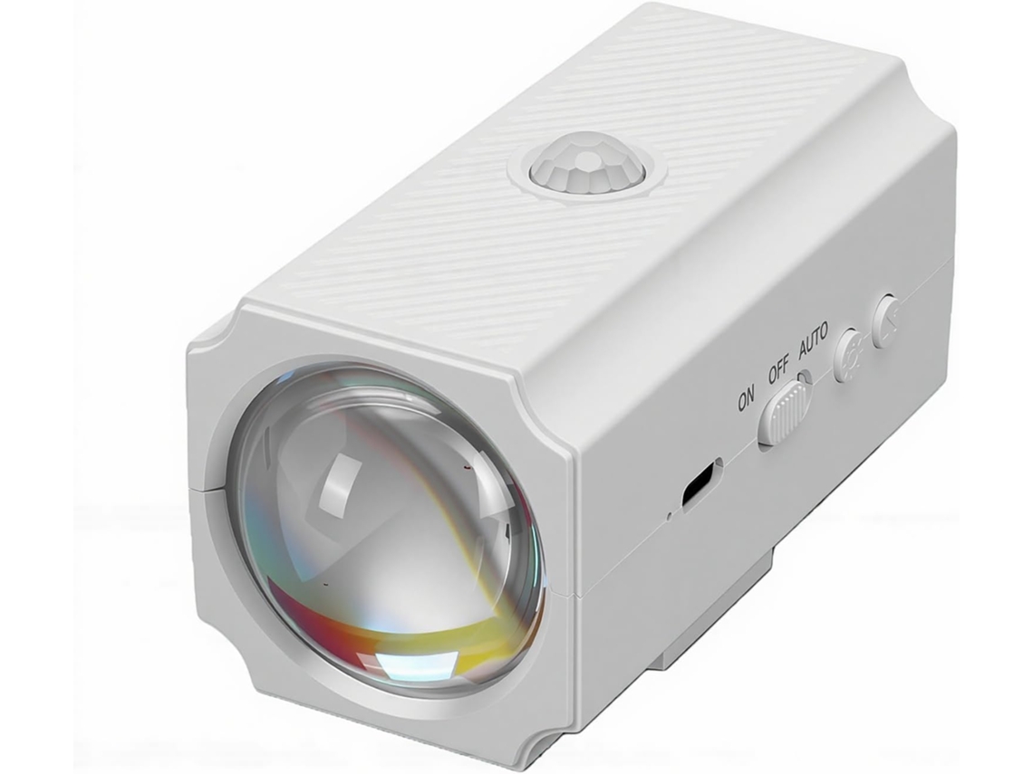 Luminária Noturna Com Sensor De Movimento, Led Magnético 7 Cores, 4