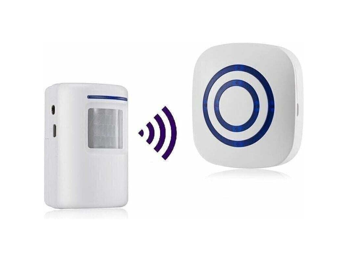 Lurelia Alarme Com Sensor De Movimento Pir, 38 Sons, 110°, Sem Fios, Para Casa E Garagem