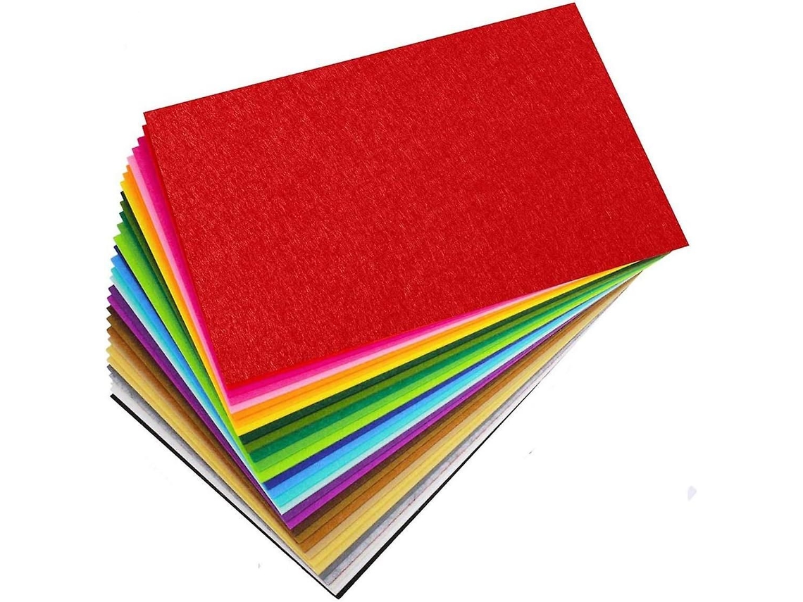Folhas De Feltro, 40 Cores, 8 X 12 Polegadas (20 X 30 Cm), Para Artesanato Diy.