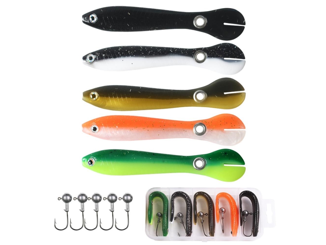Iscas de Pesca 10cm Loach Bait Suave Danu26