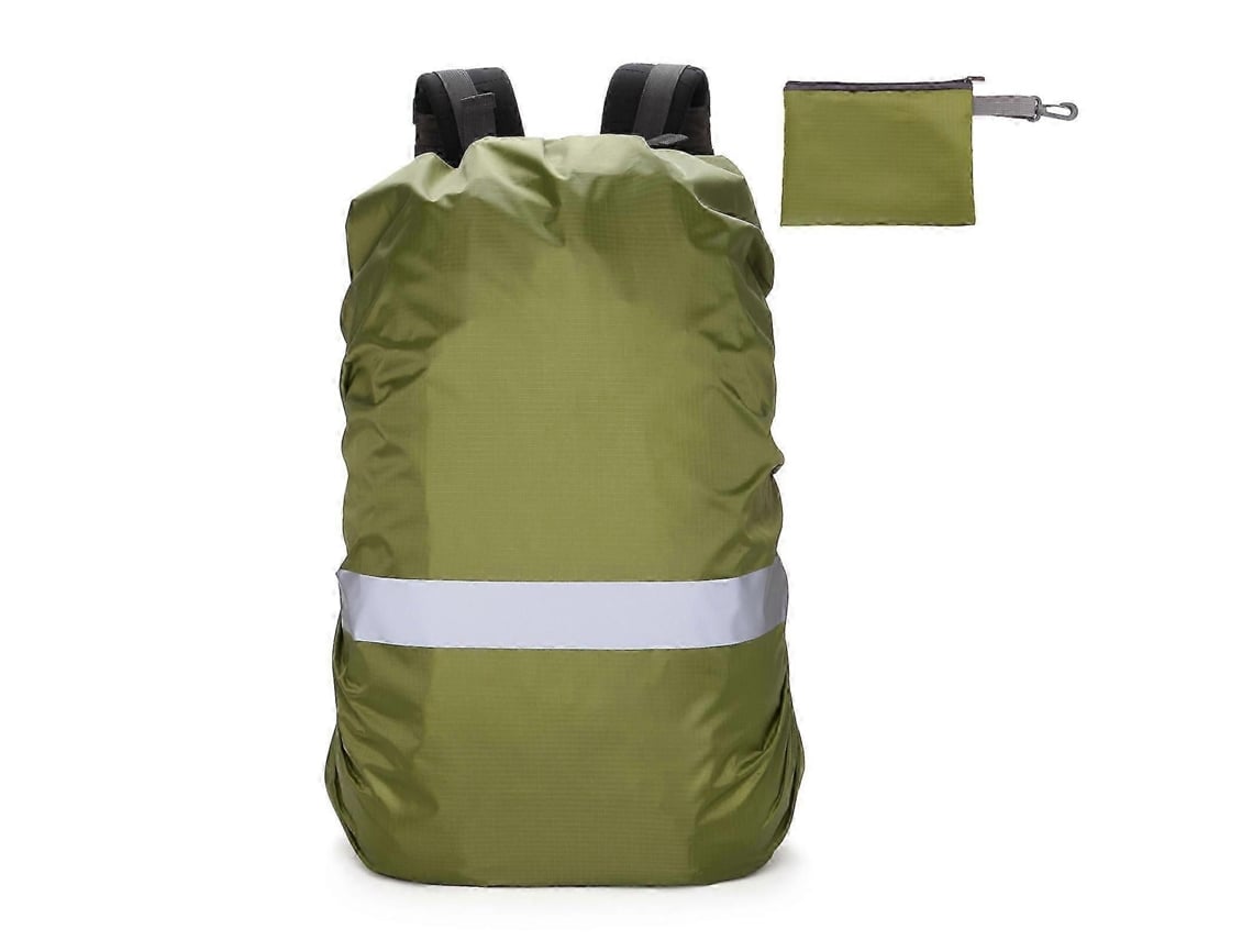Capa De Chuva Impermeável E Reflexiva Com Alça Ajustável Para Mochilas