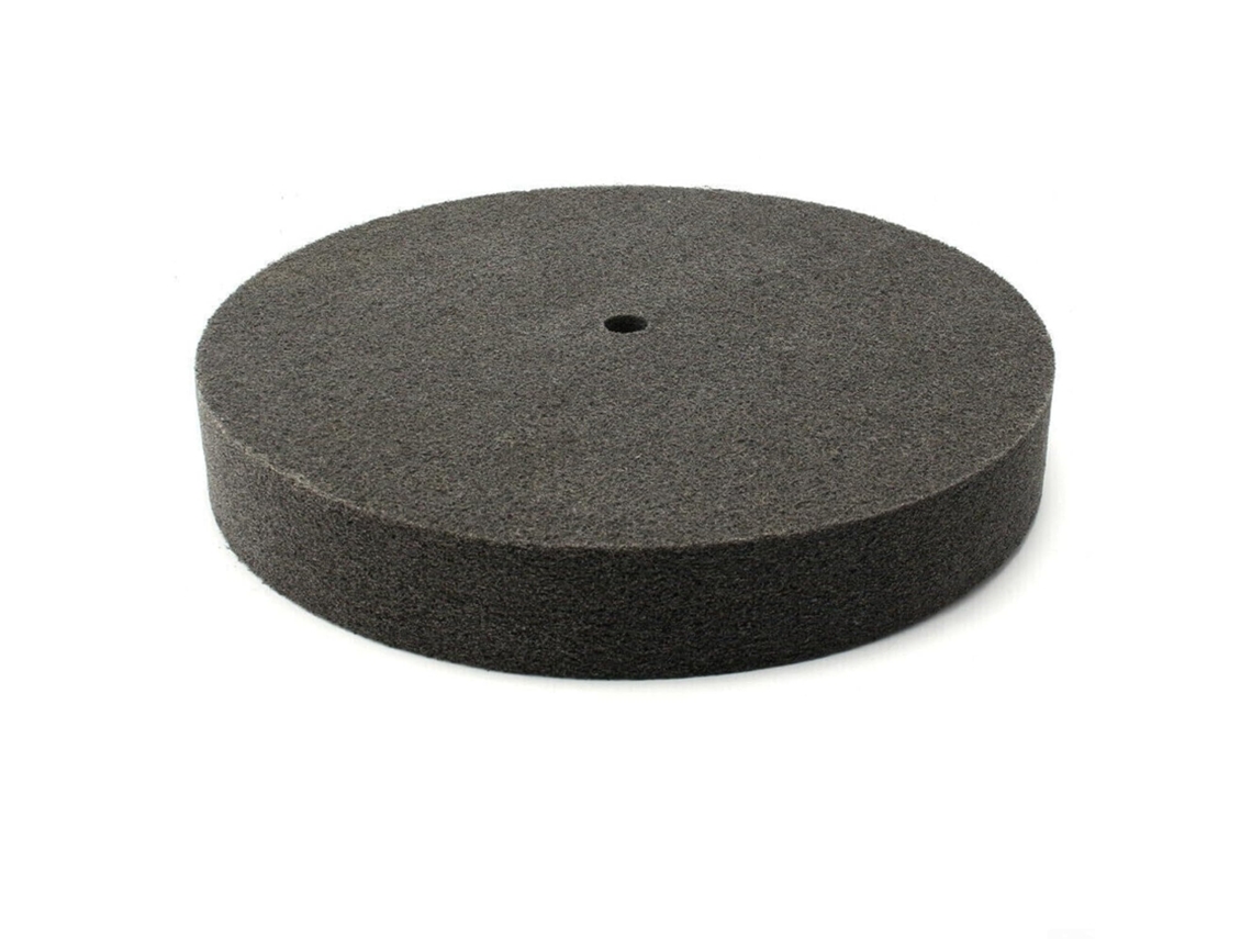 Disco De Polimento Fibra Nylon 6 Polegadas, Grão 180, Para Rebarbação De Metal, Aço Inoxidável, Alumínio, Madeira E