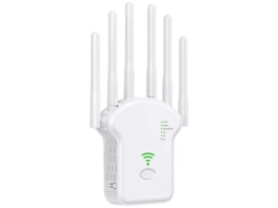 Repetidor De Sinal De Amplificador De Extensor Wifi Amplificador Repetidor Sem Fios De Banda Dupla 1200 Mbps De Cobertura Mais Ampla Yizhood
