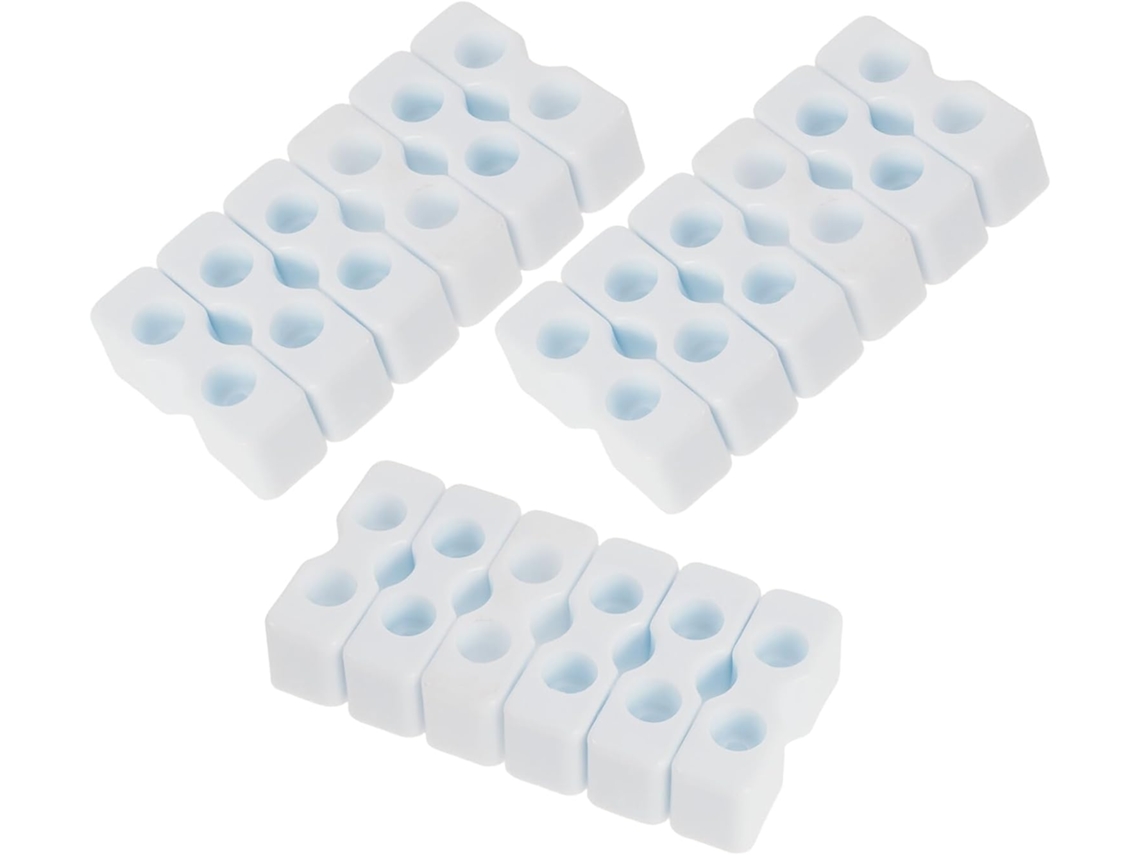 Toyvian Conjunto De 20 Peças Acessórios Para Berço Pinos Plástico Suporte Estrutura Cama, Fixadores De Berço E Suportes