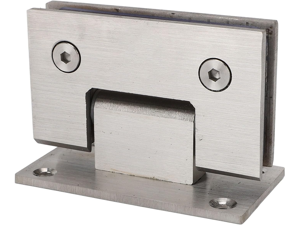 Dobradiças Para Portas De Box Vidro, Aço Inoxidável Sem Moldura 90