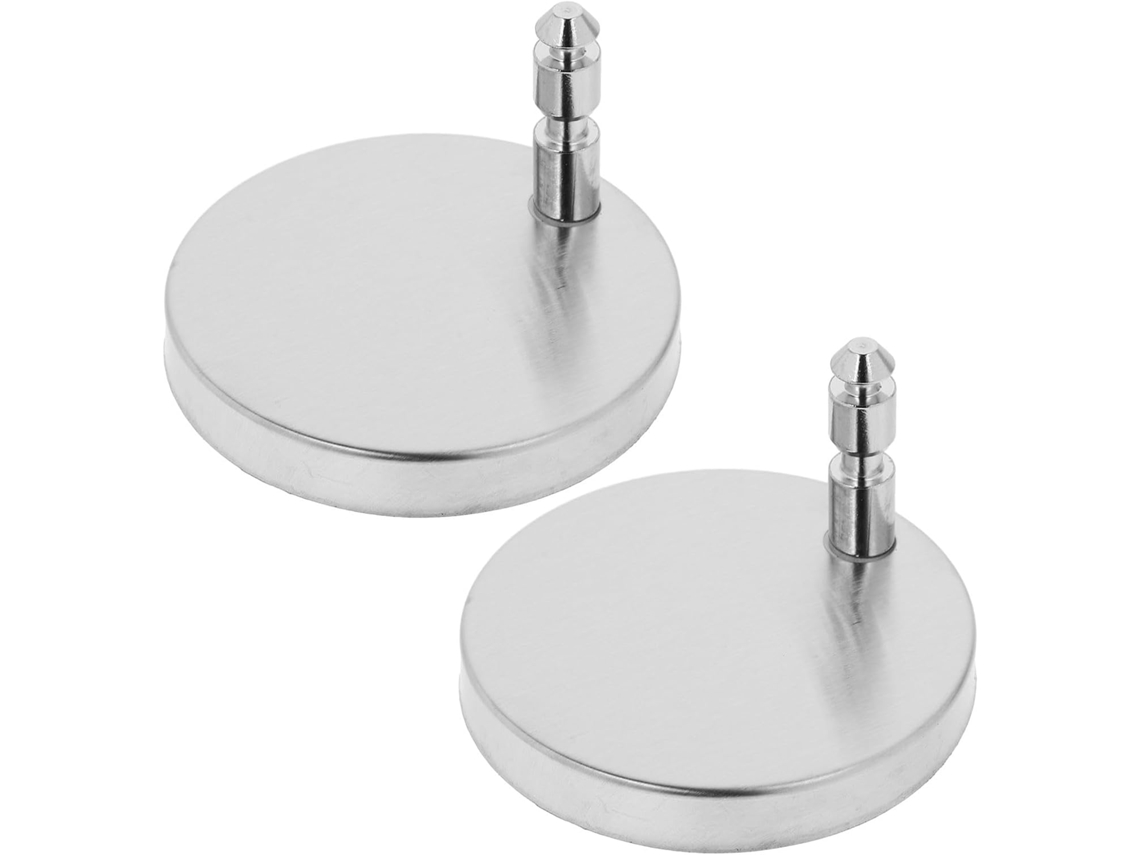 2 Conjuntos De Parafusos E Porcas De Aço Inox Para Assento Dobradiças Sanitárias