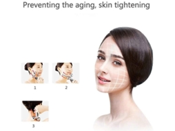 Massageador Facial 3d com Rolos para Massagem Facial, Lifting e Firmeza da Pele, Além de Redução Papada. GOKOCO