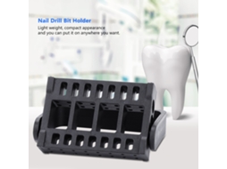 Suporte Para Brocas De Mezcladora Dental E De Unhas Com 16 Buracos, Leve, Para Manicure E Lojas