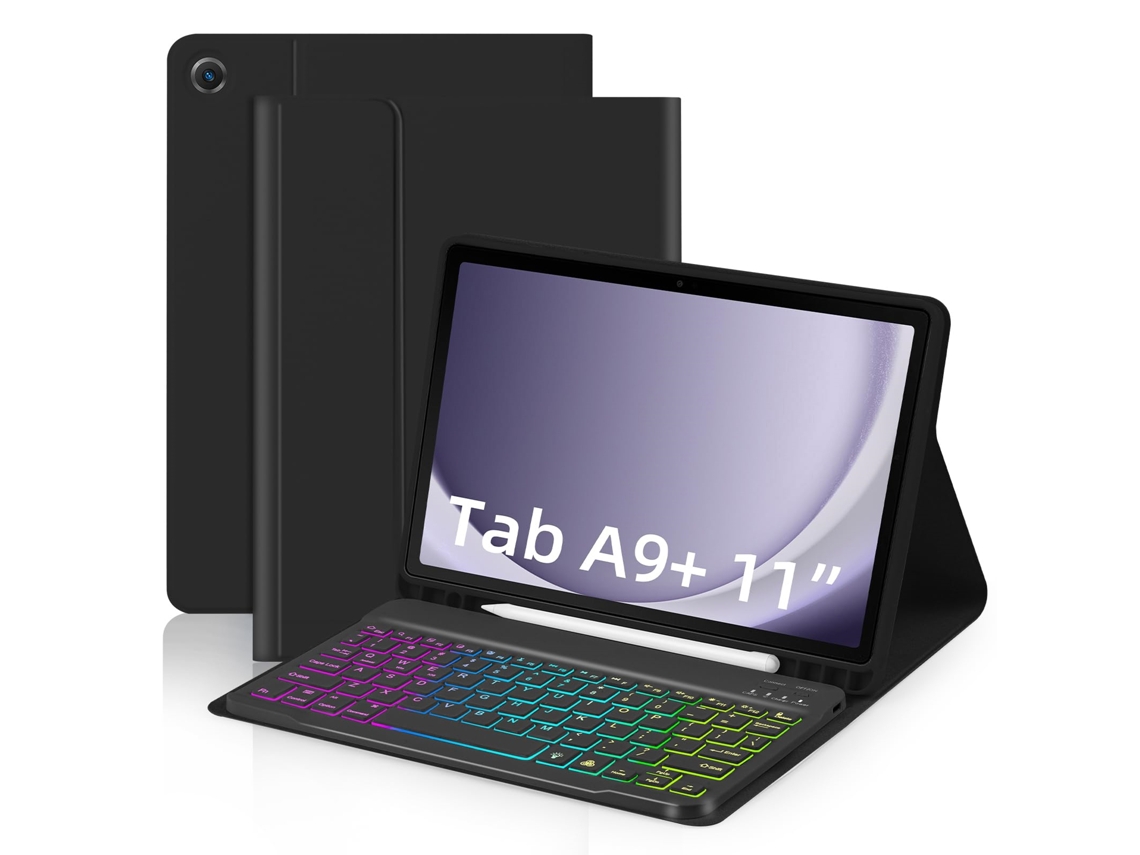 Capa De Tablet Samsung Galaxy A9 Plus 5g Com Teclado E Mouse