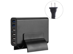 Carregador Rápido Qc3.0 60w com 6 Portas EOOCOO