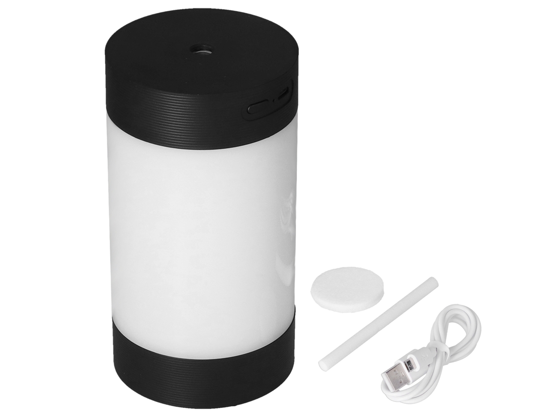 Umidificador De Carro Laxiscreed Com Aromaterapia, Luz Led, 300ml E Conexão Usb, Preto