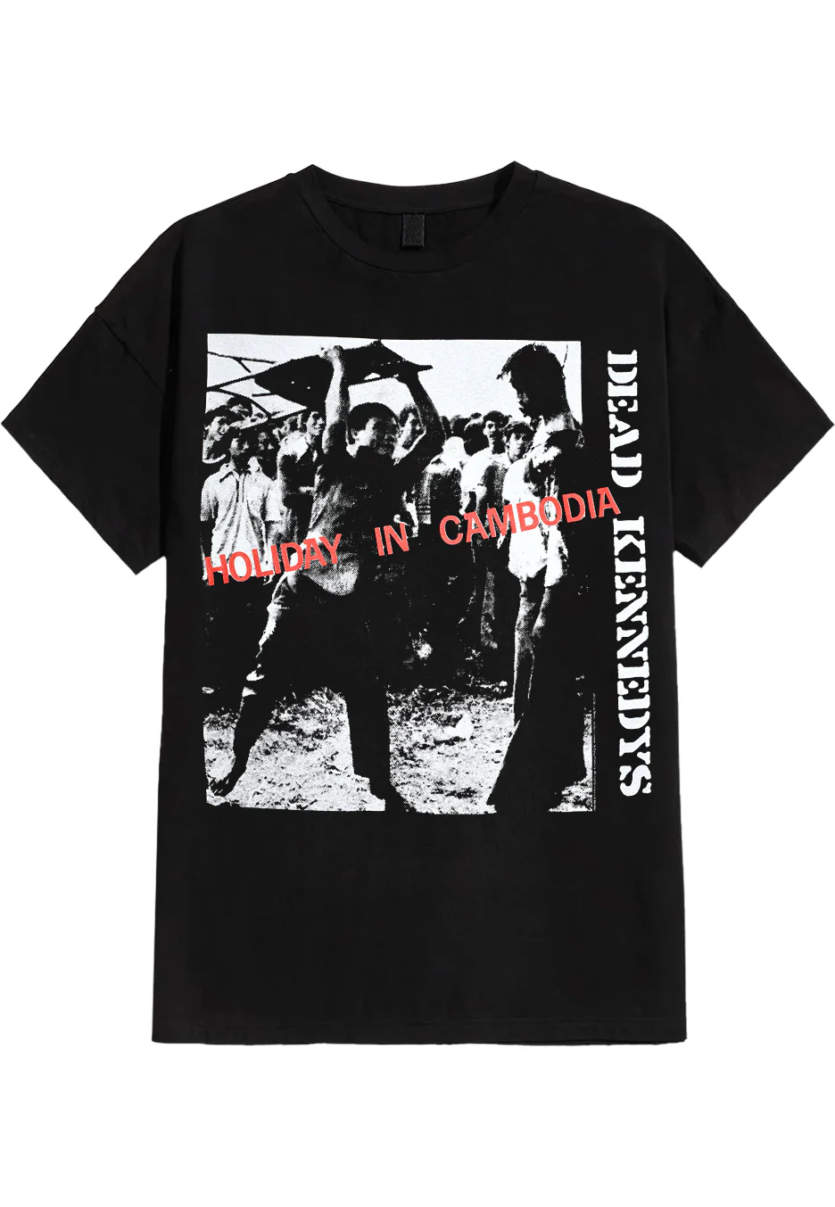 Size:xl Rockinstone Dead Kennedys - Holiday In Cambodia - T-shirt Unisex Adults