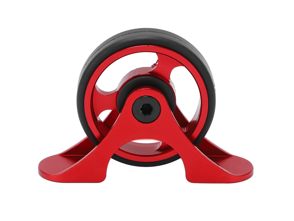 Guarda-lamas Com Roda De Rolamento Para Bicicleta Plegável Brompton E Dahon Acessório Vermelho
