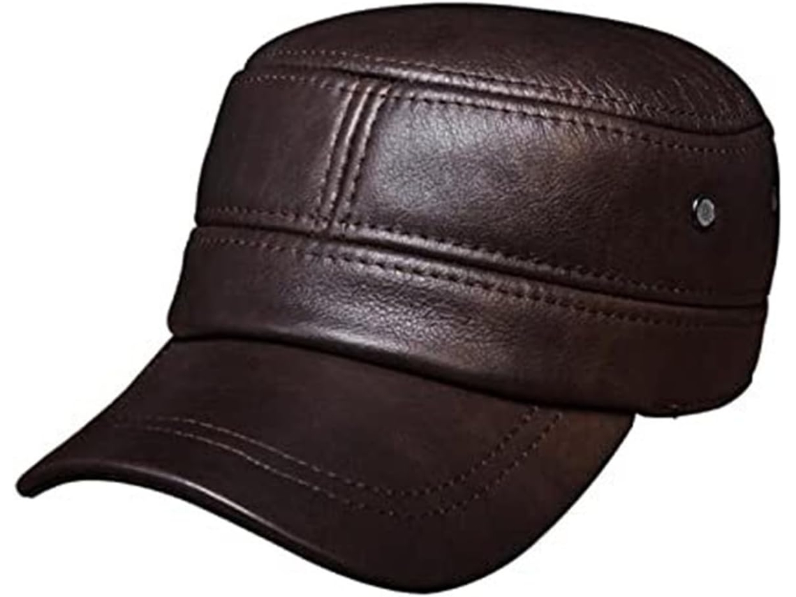 Boné de beisebol de couro SFUSHOS