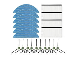 Pano mop para lefant m200/m201/M501-A/m571/t700 robô aspirador de pó hepa filtro rotação escova lateral pacotes de reposição