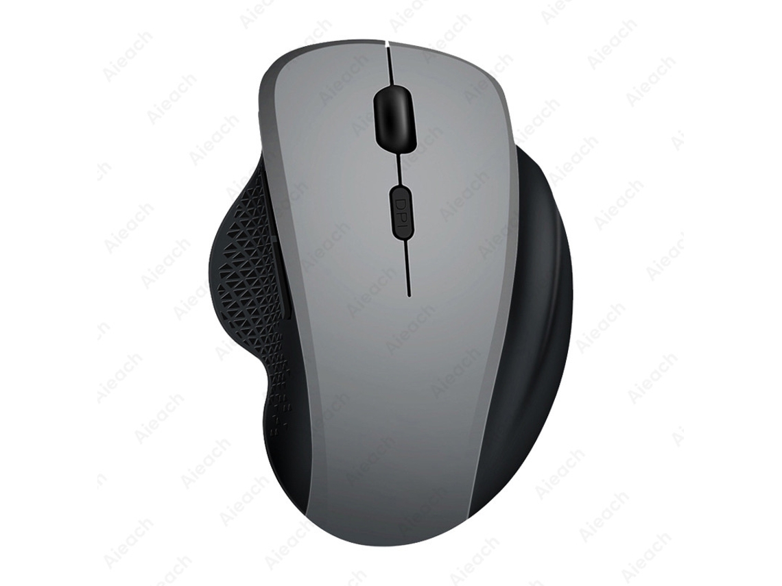 Mouse Bluetooth Sem Fio Ergonômico Recarregável (cinza)