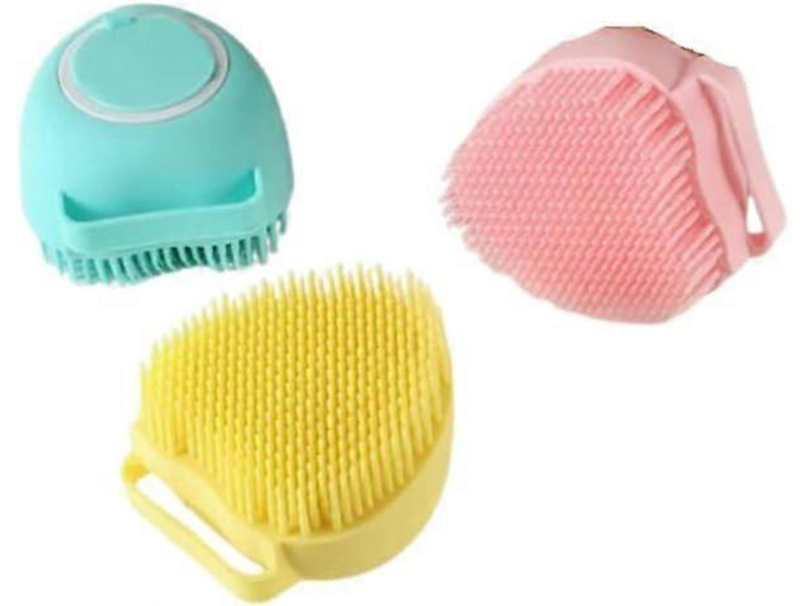 Escova De Banho De Silicone Para Crianças, Adultos E Animais De Estimação, Limpeza Suave E Massagem. Nostalgia88