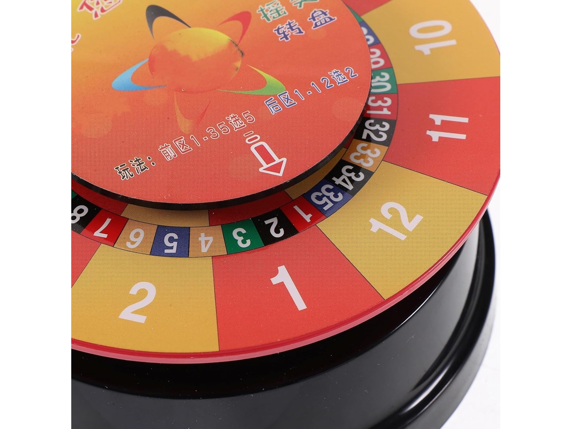 Roda De Plástico Para Rifa, Giro Suave, Para Bares E Prêmios.