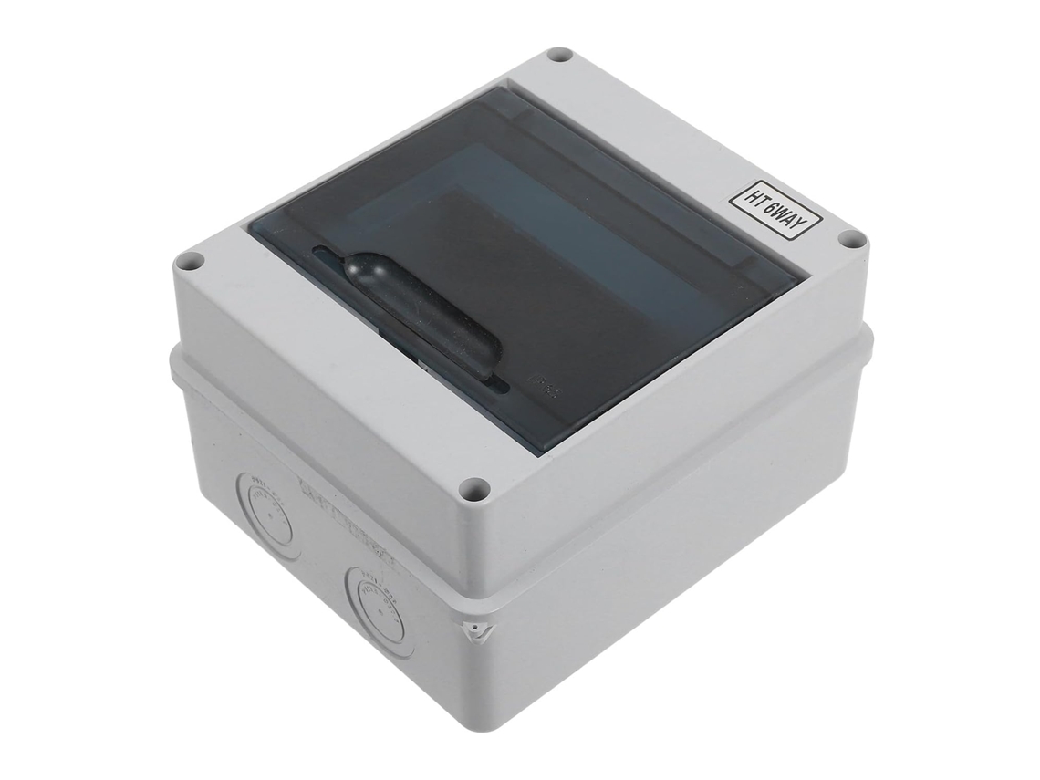 Caixa Elétrica Externa À Prova D'água Ip65 De 6 Vias Em Plástico (colorida)