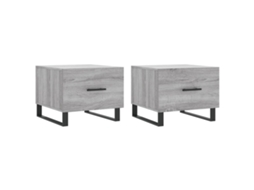 Coffee Table, Coffee Tables Vidaxl Cinzeto Madeira Processada (n/a)