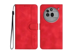 Capa Para Celular Nothing Phone 3a Pro Em Couro Sintético Com Estampa De Coração
